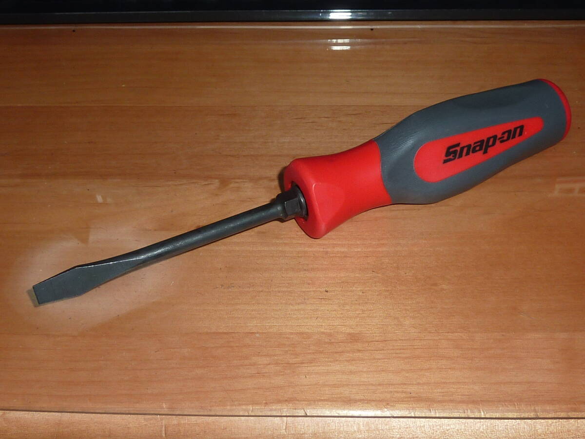 GSHD4 スナップオン Snap-on インスティクト フラットチップ ハードハンドル スクリュードライバーフラット(-)未使用品 全長225mm拍卖