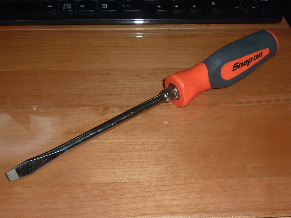 SGD6 スナップオン Snap-on スタンダード ドライバー フラット チップ オレンジ/グレー 先端部 .050インチ(8mm) マイナス拍卖