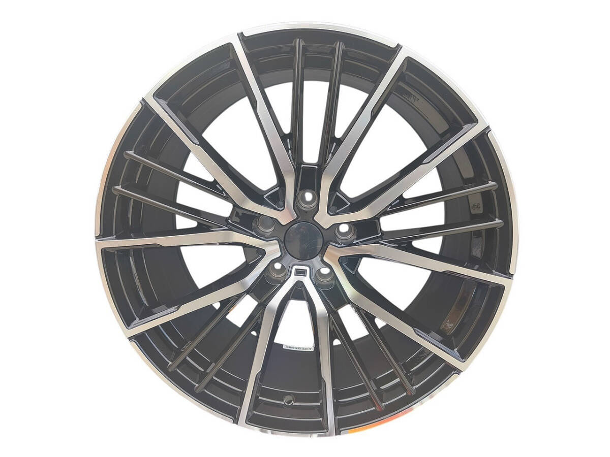 明日着 20インチ アルミ ホイール BMW F系 等 1台分 鋳造 8.5J 9.5J 38 40 72.6 国内発送 即納 カスタム 足回り 在庫有 ブラックポリッシュ拍卖