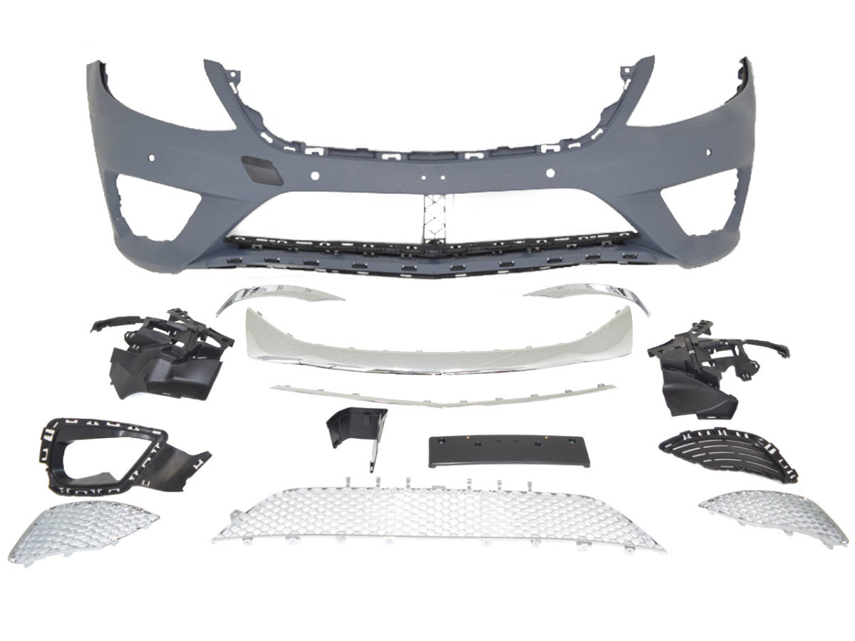 明日着 W222 フロント ディフューザー マフラーカッター 前期 AMGライン S65type ベンツ Sクラス 即納 エアロ カスタム 外装 パーツ 部品拍卖
