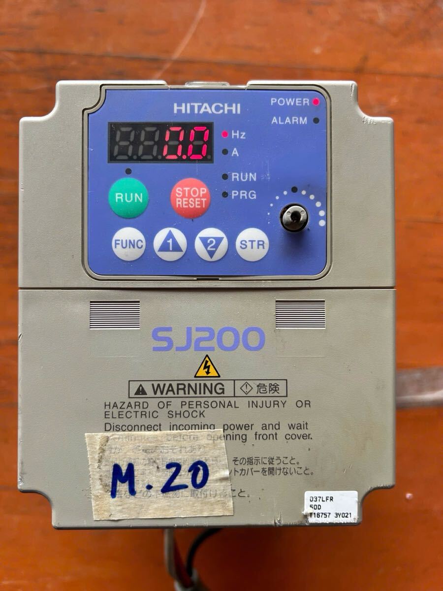 M20 HITACHI INVERTER SJ200-037LFR 3.7kw拍卖