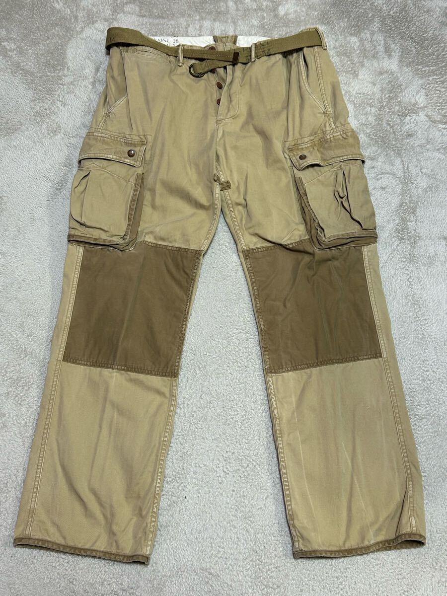 超レア Polo by Ralph Lauren ポロ ラルフローレン カーゴパンツ カスタム仕様 ダブルアールエル RRL used品 一回使用拍卖