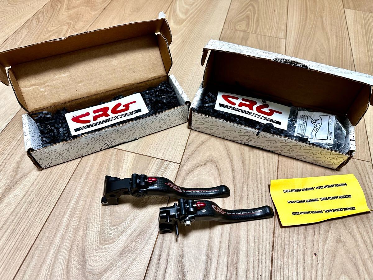 CRGMOTO CARBON ZX-10R!クラッチ、ブレーキレバーショート!激軽!本物ドライカーボン!超美品!仮付け程度!CRG!拍卖