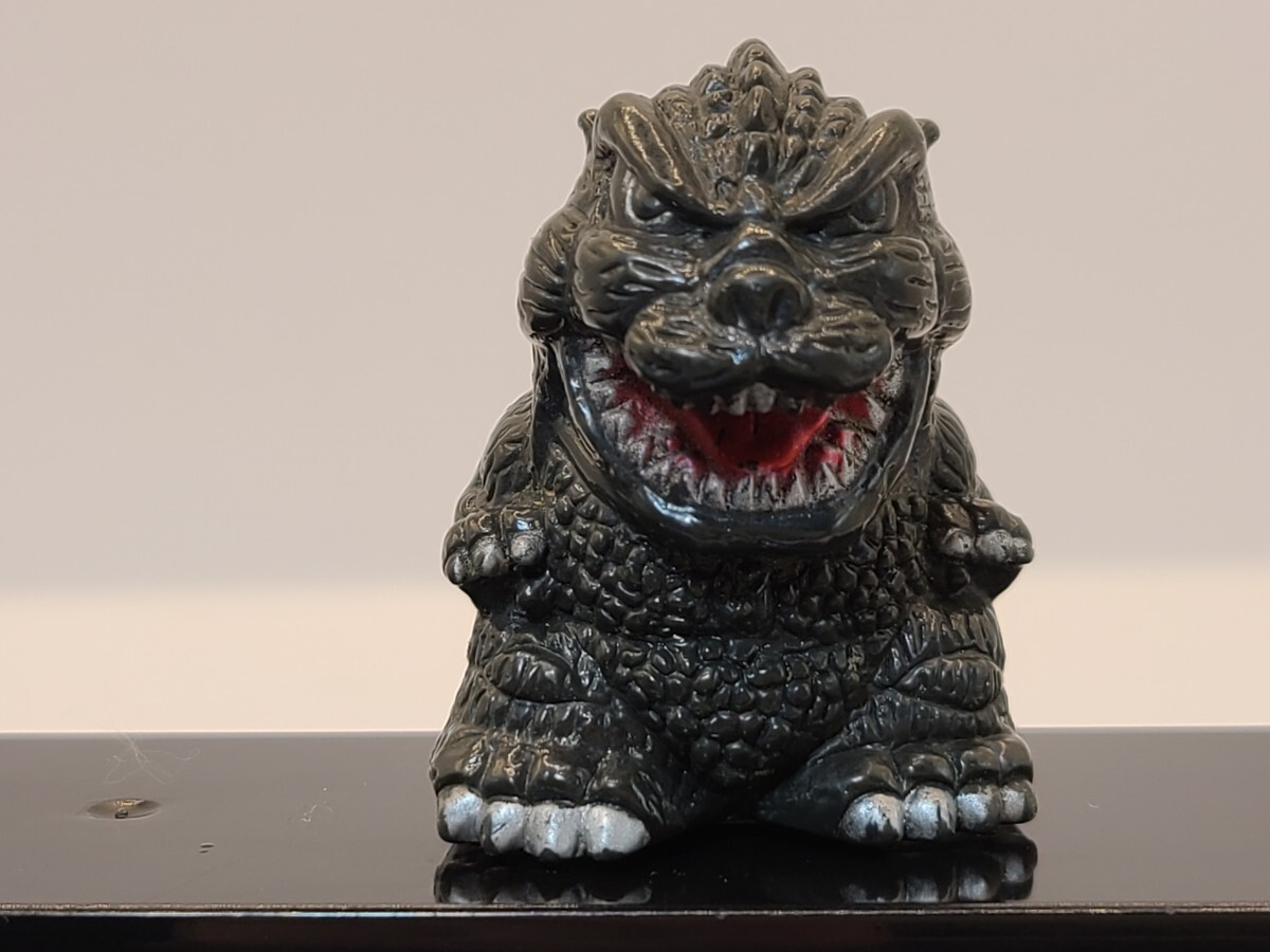 ◆ゴジラ 怪獣 指人形 ミニ ソフビ フィギュア4拍卖