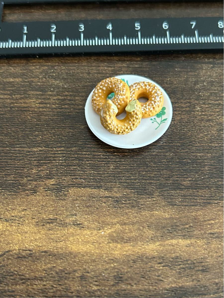 リーメント おやつの時間 単品 皿 ドーナツ ドーナッツ ミニチュア ぷちサンプルシリーズ拍卖