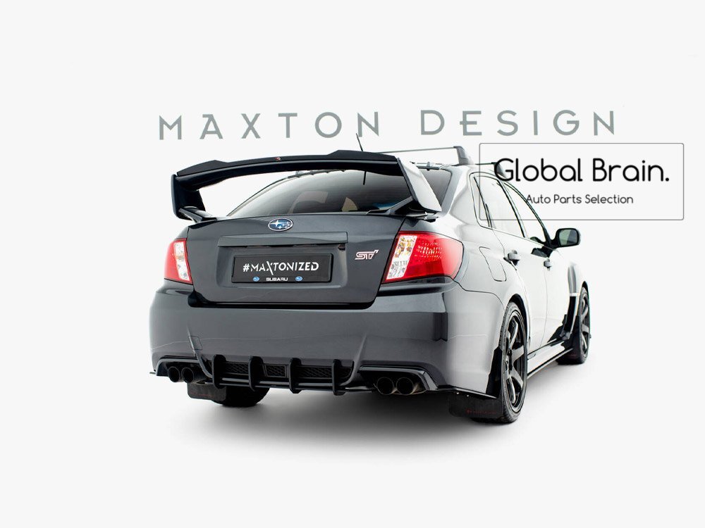 スバル インプレッサ WRX STI GVB GVF 後期 リア サイド スプリッター スパッツ レーシング/スポイラー アンダー ディフューザー フラップ拍卖