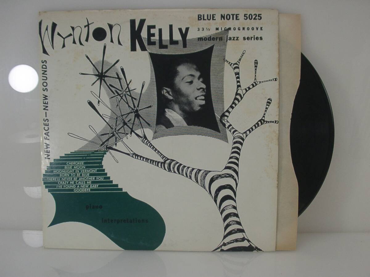 オマケ付き/米盤 25cmLP/WYNTON KELLY NEW FACES-NEW SOUNDS 10inch 重量盤 ウィントンケリートリオ 1951録音 BLP5025拍卖