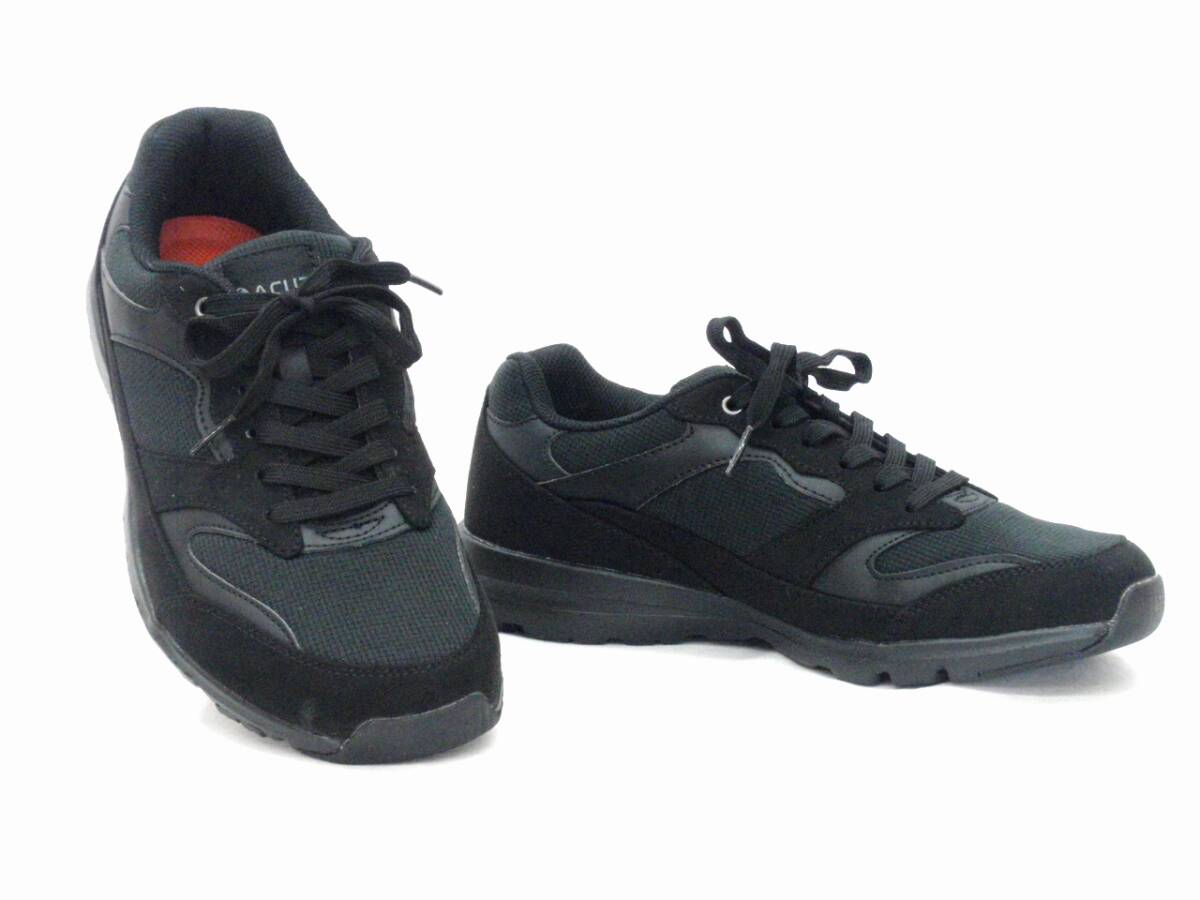 サプリスト AMM 107 ブラック 26.0cm ウォーキングスニーカー 軽量 幅広 5E SPLT moonSTAR ムーンスター拍卖