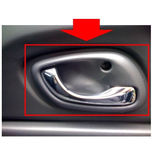 ◆新品 未使用 純正部品 スズキ ジムニー JB23 メッキ ドアインサイドハンドル 2個 セット SUZUKI ドレスアップ パーツ オプション◆拍卖