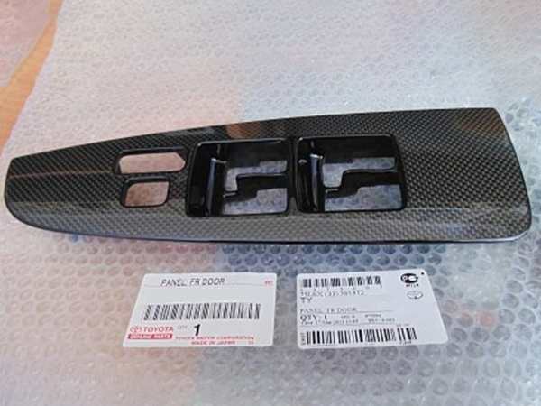 トヨタ 純正 カーボン 調 パワー ウィンドウ スイッチ パネル JZX 100 フロント 右 運転席 チェイサー マーク Ⅱ ツアラー V クレスタ 2拍卖