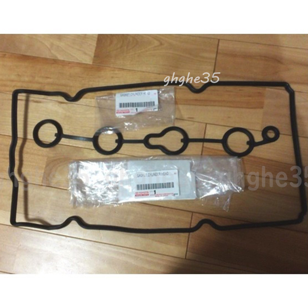 トヨタ 純正 アルテッツァ 3SGE カム カバー パッキン セット SXE10 GXE10 ヘッド カバー パッキン ガスケット 検索 エンジン レスト ドア拍卖