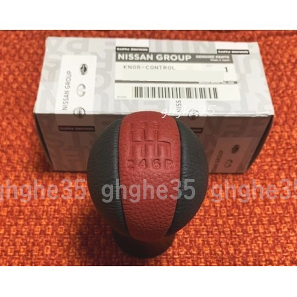 日産 純正 本革 黒赤 MT シフト ノブ 特別 仕様 50th アニバーサリー 限定 フェアレディ Z Z34 z 34 検索 パーツ カスタム レストア レバー拍卖