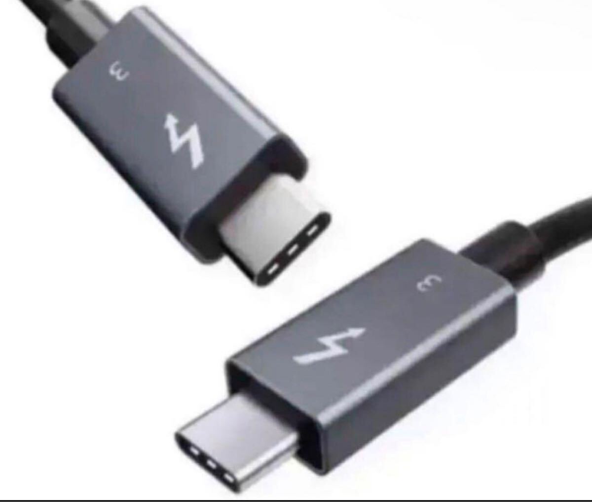 USB Type C Thunderbolt 3 ケーブル 超高速 0.7m拍卖