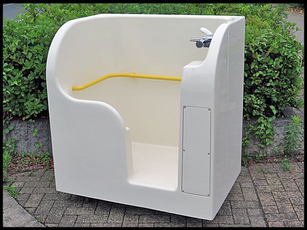 △幼児用 シャワーパン 簡易シャワールーム/ペット浴室/FRP製/幼稚園/TOTO/PFS1100R?拍卖