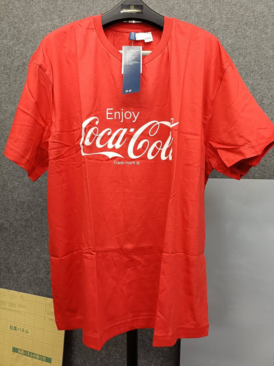 ★H&M エイチアンドエム コカコーラ プリント Tシャツ 半袖シャツ sizeXXL拍卖