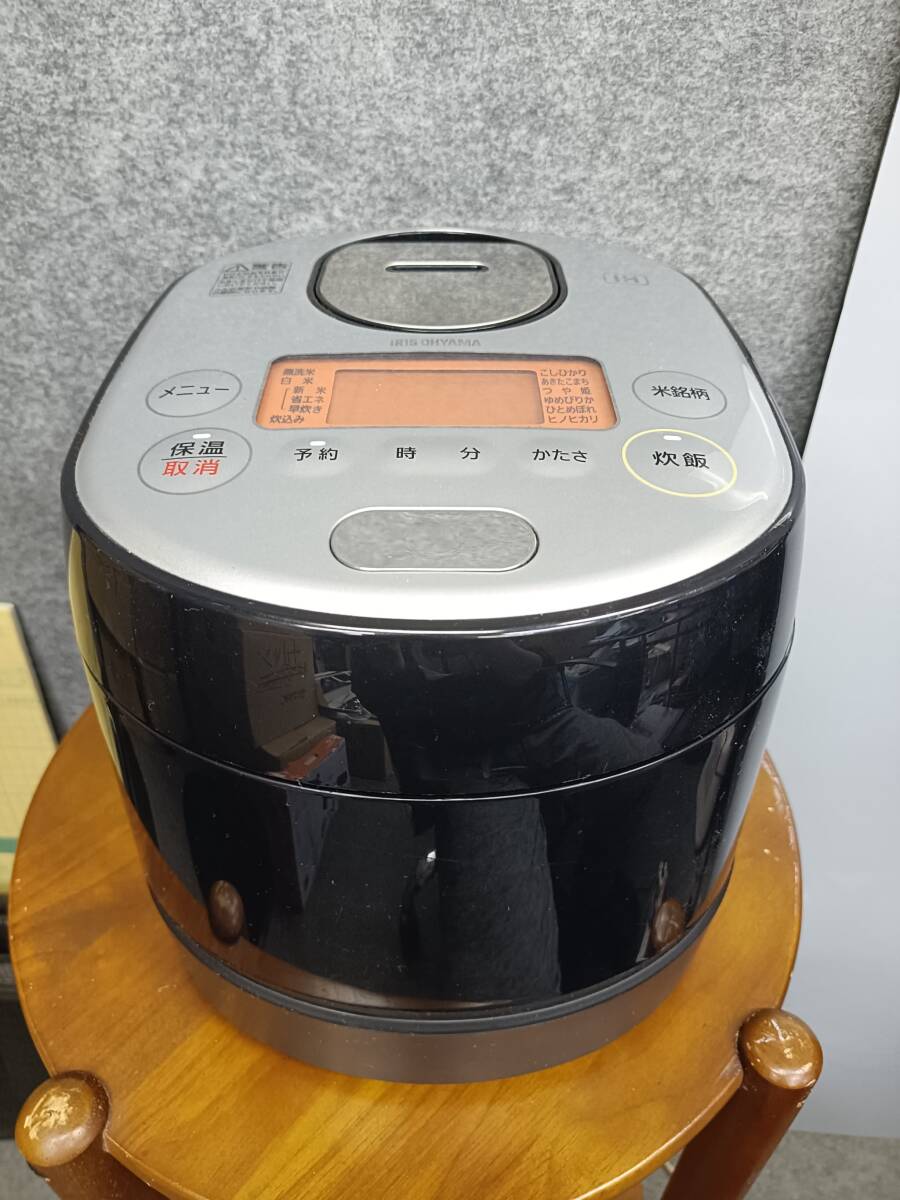 IRIS OHYAMA アイリスオーヤマ IHジャー炊飯器 3合 分離式 銘柄炊き分け機能付き RC-SA30-B拍卖