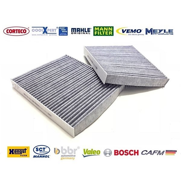 BMW F10 F11 F07 F13 F12 F06 F01 F02 エアコンマイクロフィルター エアコンフィルター ACフィルター 2枚セット拍卖