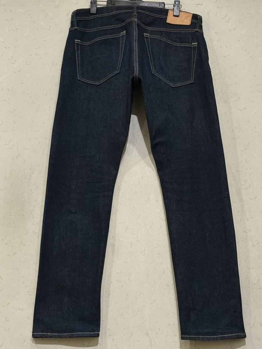 ※YANUK ヤヌーク VINCENTⅡ ヴィンセント 57203205 ストレッチ デニムパンツ 濃紺 日本製 33 BJBE.D拍卖