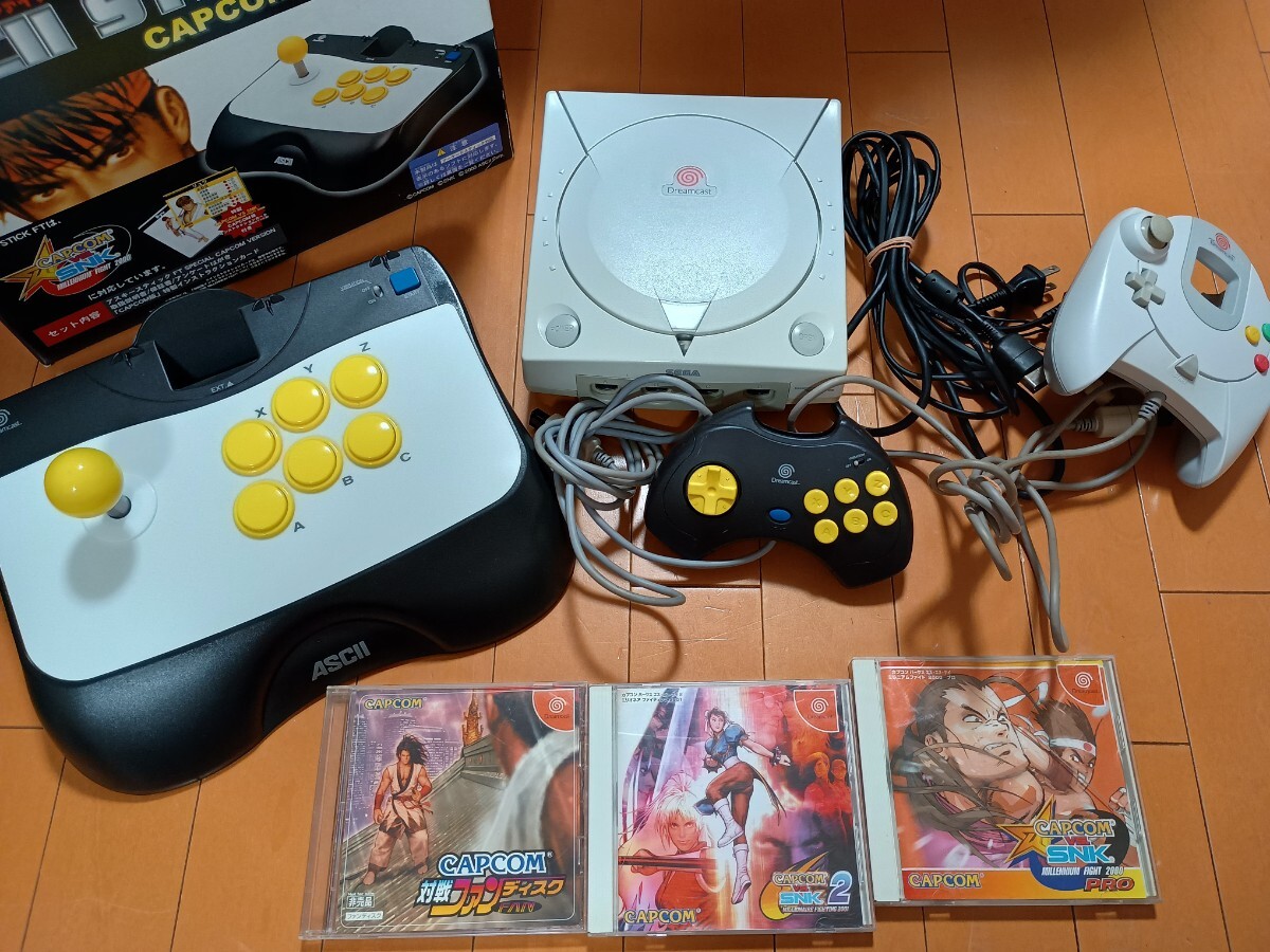 ドリームキャスト 本体 ソフト カプコン VS. SNK セット拍卖