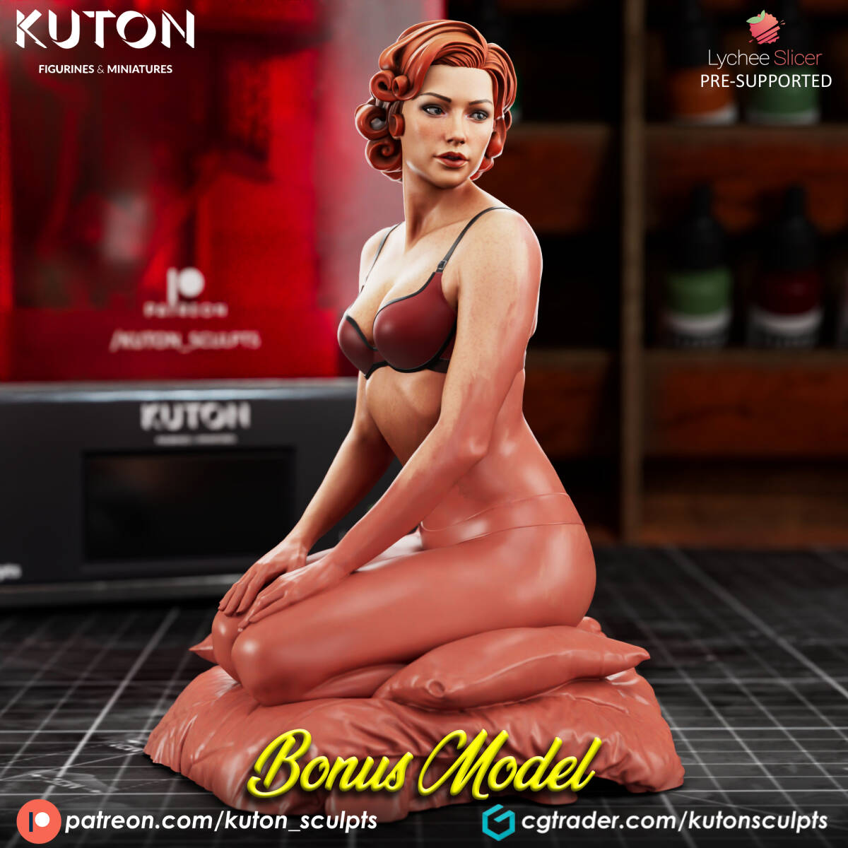 Kuton Sculpt | Caroline 1/10 | 3Dプリント フィギュア 正規品拍卖