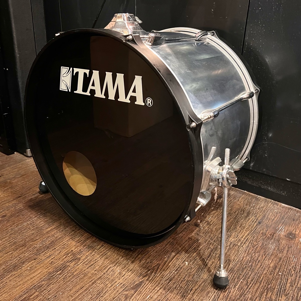 Tama タマ Rockstar バスドラム 22×16インチ 鏡面シルバー -h677拍卖