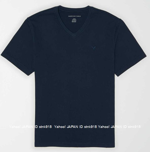 〓アメリカンイーグル/US XXXL/AE Super Soft V-ネックTシャツ/R.Navy拍卖