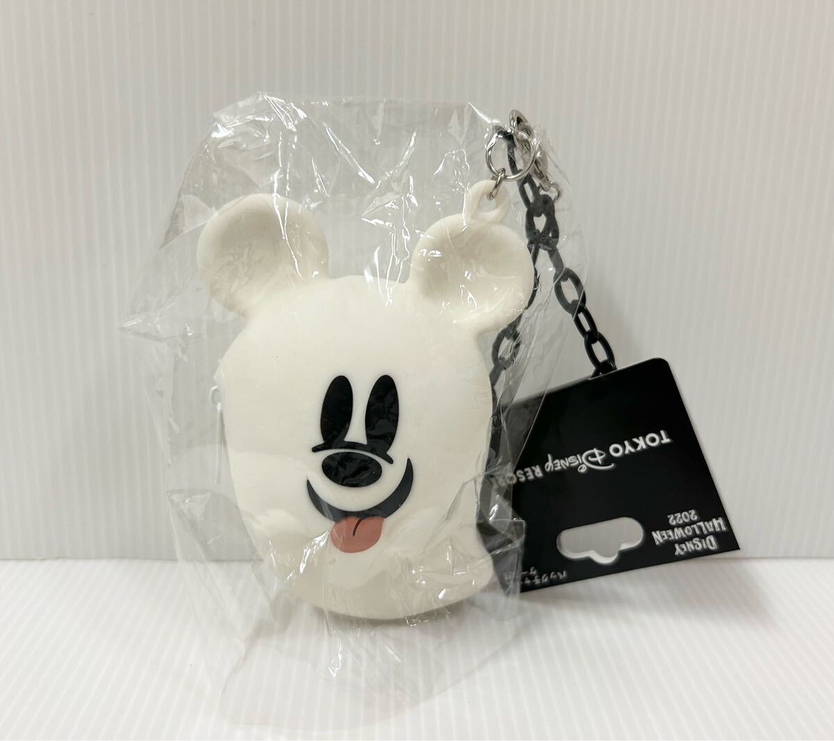 ディズニー ハロウィン2022 シリコンポーチ バックチャーム おばけミッキー ゴースト拍卖