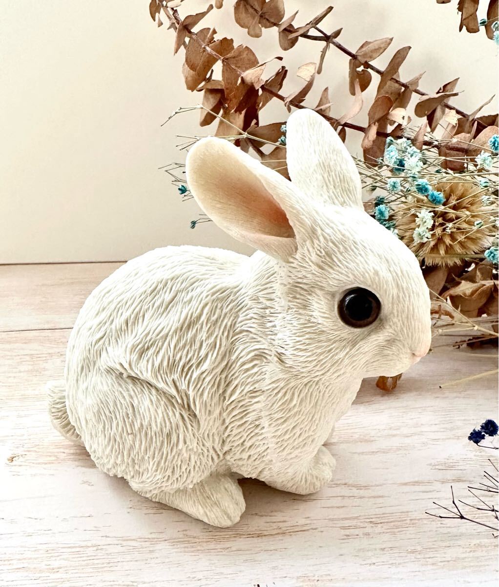 未使用 うさぎ インテリア 置き物 オブジェ ウサギ拍卖