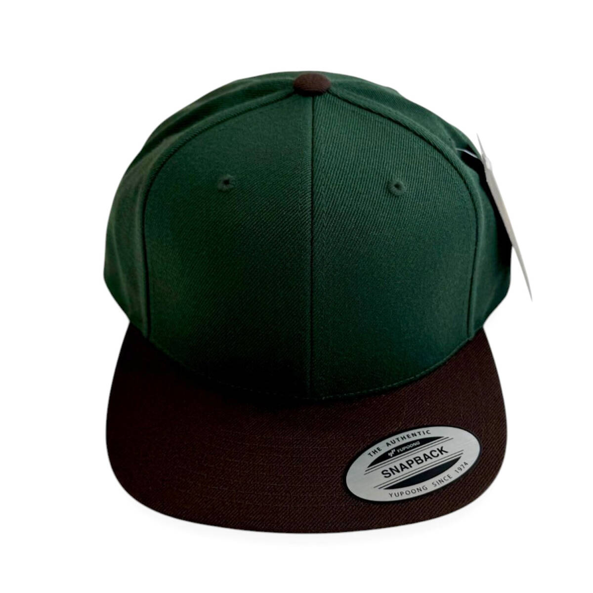 FLEXFIT別注 YP Classics Premium Snapback Cap 2tone フレックスフィット キャップ 2トーン Chocolate/Green拍卖