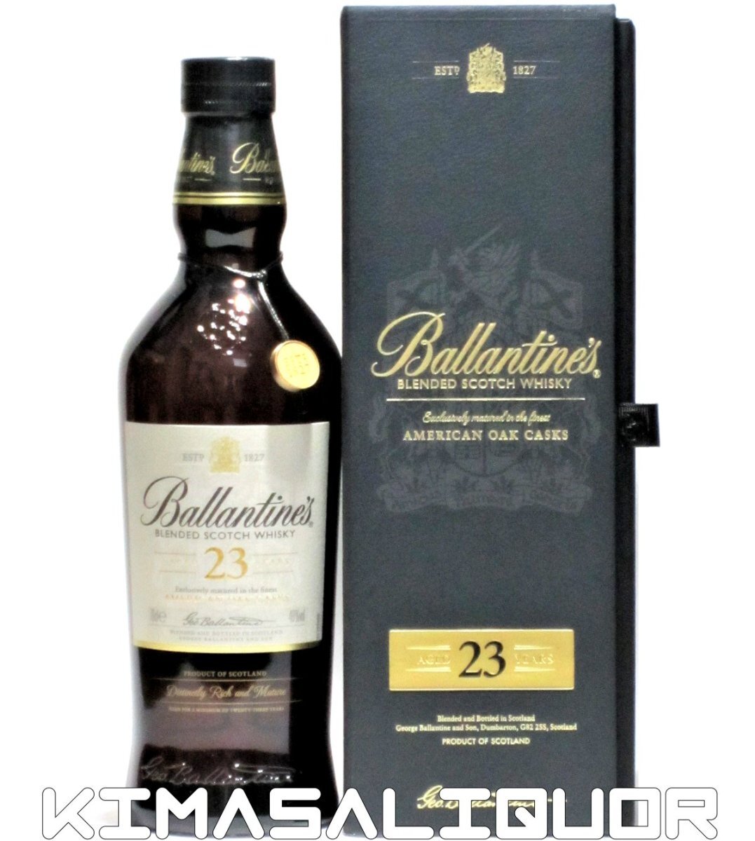 バランタイン 23年 アメリカンオーク 並行品 箱付き 40度 700ml拍卖