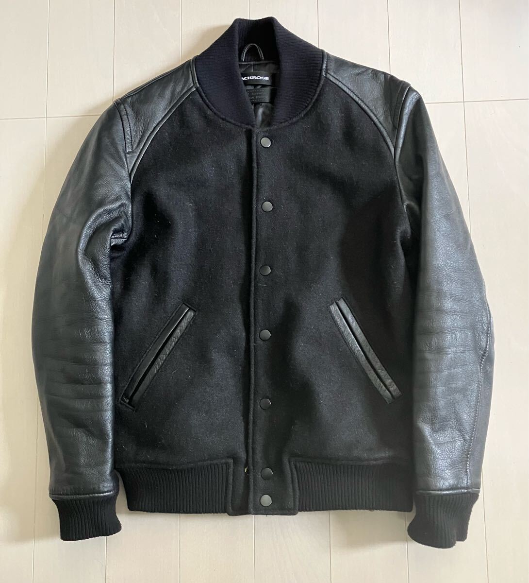 JACKROSE ジャックローズ レザー 切替 スタジャン 黒 ブラック 3 S拍卖