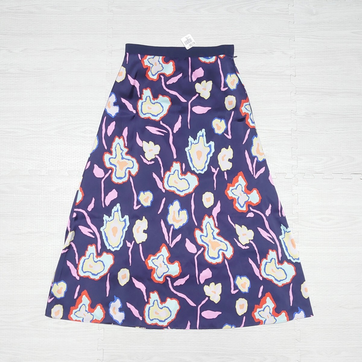 PS Paul Smith ピーエス ポールスミス レディース ロングスカート フラワー 花柄 総柄 マルチカラー ポリエステル ブランド 美品 t-25x270拍卖