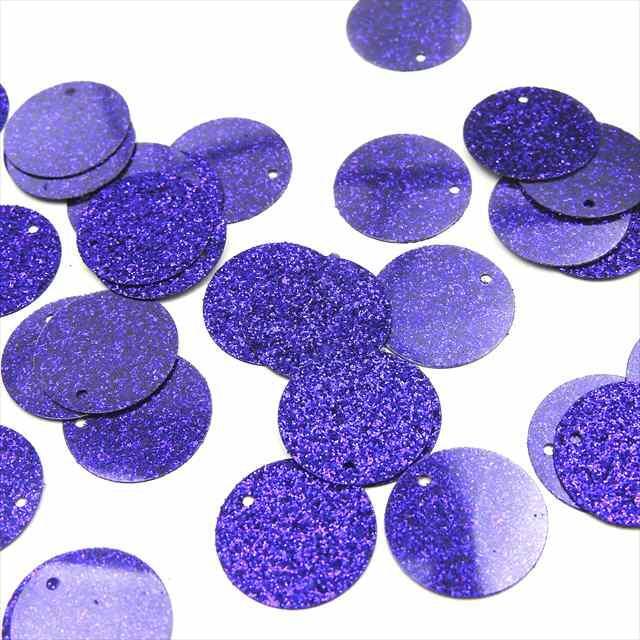 Q-112 スパンコール ラメ パープル トップホール 20mm 約50枚 丸 穴 キラキラ プレート ハンドメイド アクセサリー パーツ HARU雑貨yw拍卖