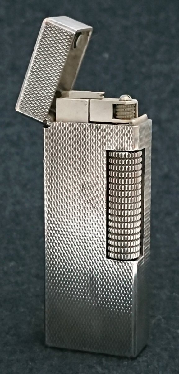 27 dunhill/ダンヒル ローラー ライター 銀色 シルバーカラー ★着火未確認★火花OK★ USED品 付属品なし拍卖