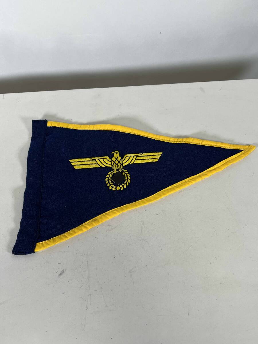 レプリカ ドイツ軍 第二次世界大戦 フラッグ 旗 軍旗 車用 乗り物用 トランペット用など 中古品 レプリカ品 F拍卖