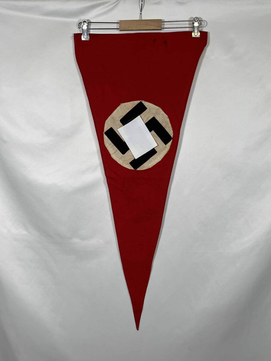 レプリカ ドイツ軍 第二次世界大戦 フラッグ 旗 軍旗 車用 乗り物用 トランペット用など 中古品 レプリカ品 I'拍卖