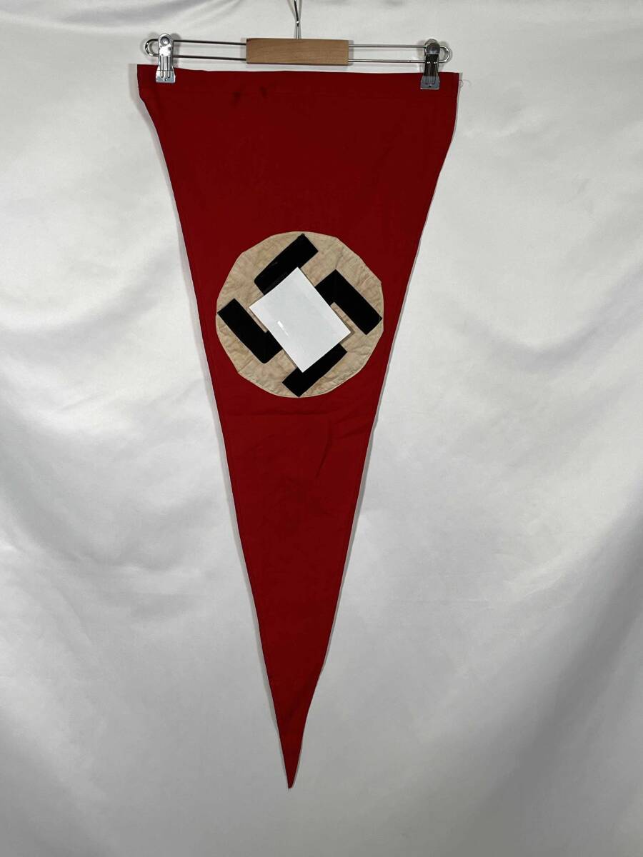 レプリカ ドイツ軍 第二次世界大戦 フラッグ 旗 軍旗 車用 乗り物用 トランペット用など 中古品 レプリカ品 J'拍卖