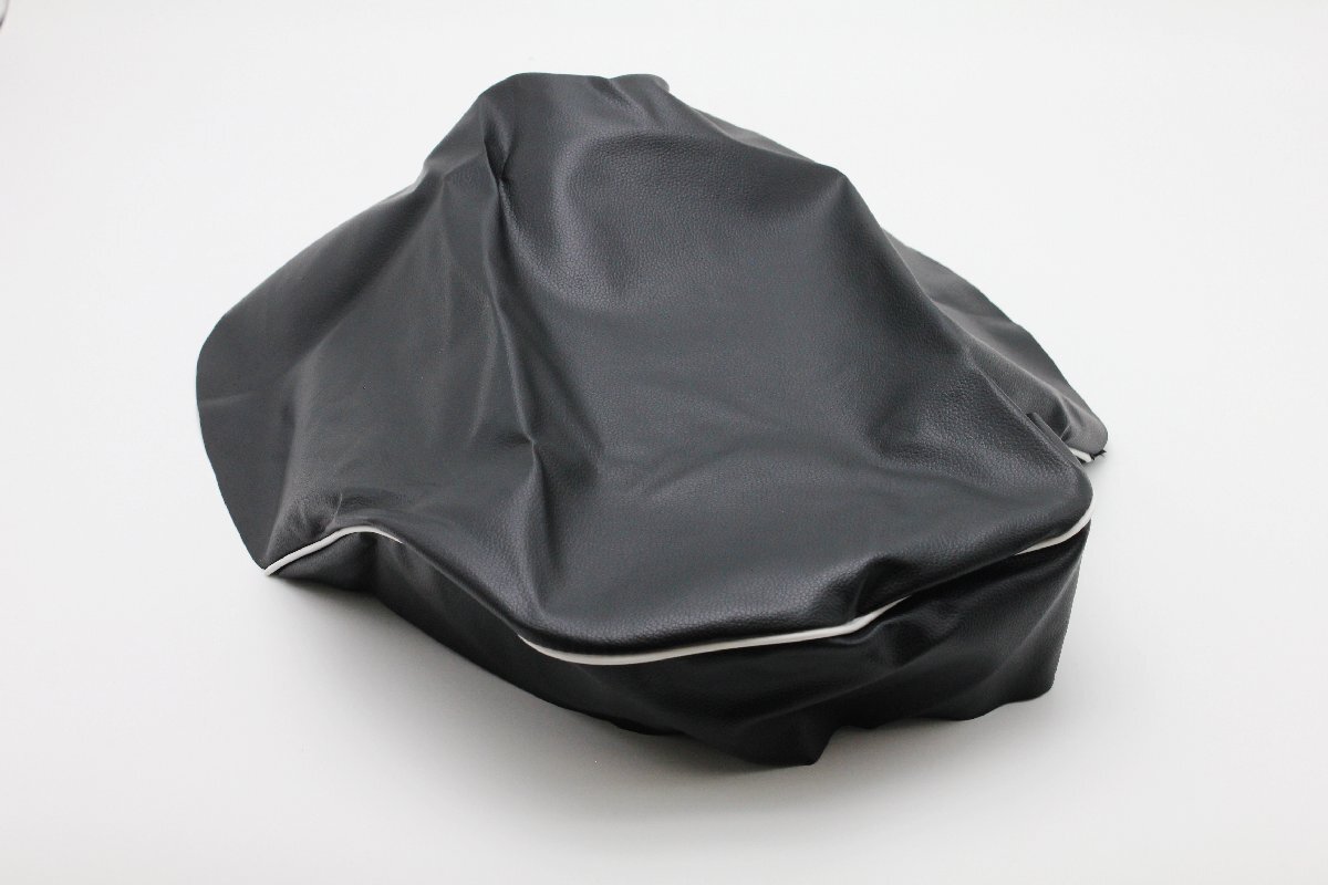 ビーノ SA26J SA37J ヤマハ 張り替え用 シート表皮 黒 ブラック 革 皮 張替え リペア用シートカバー YAMAHA Vino拍卖