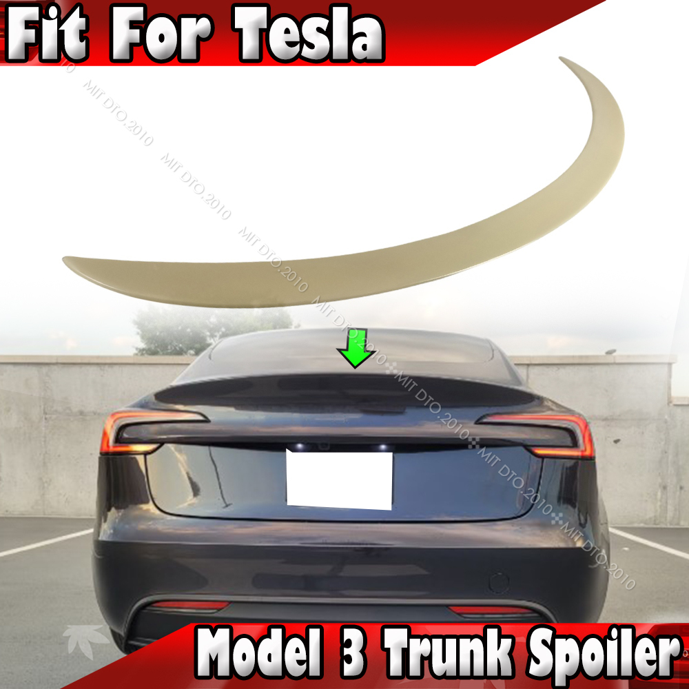 *在庫有即発送* 2024以降~ Tesla Model3 テスラ モデル3 セダン エアロ 未塗装の素地 リアスポイラー トランクスポイラー OE ABSの材質拍卖