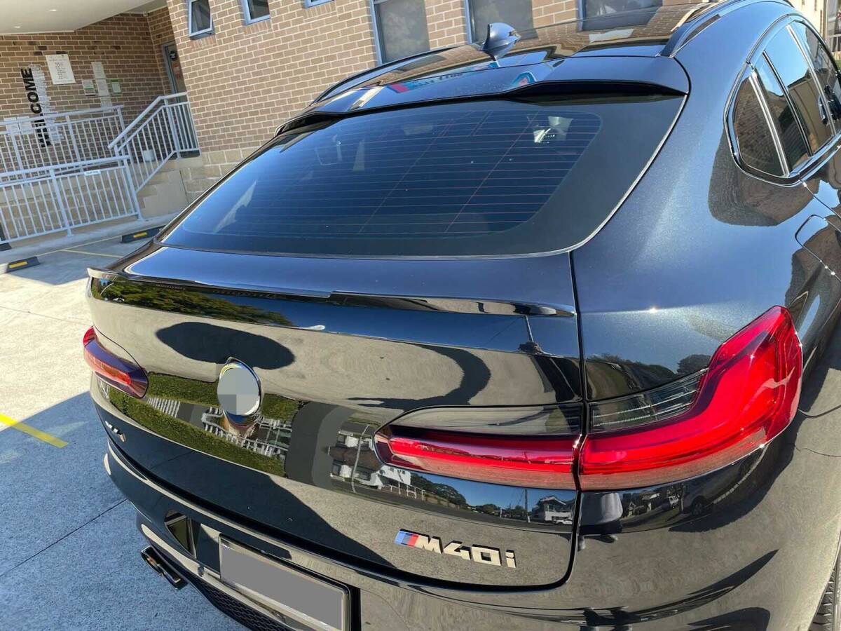 *在庫有即発送* 2019-2025 BMW X4 X4M G02 SUV エアロ 未塗装の素地 リアスポイラー トランクスポイラー D TYPE ABSの材質拍卖