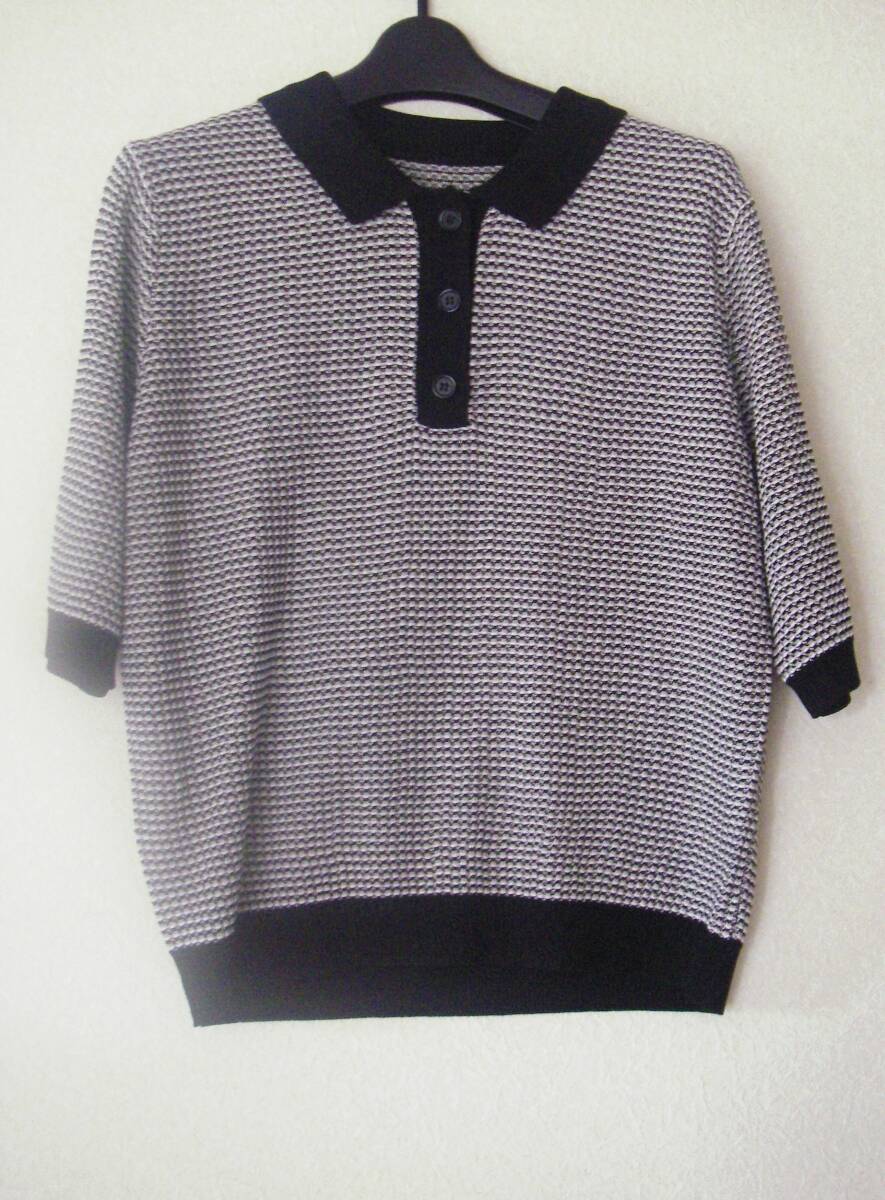 ワールド♪【THE SHOP TK】 ニットポロ M 拍卖