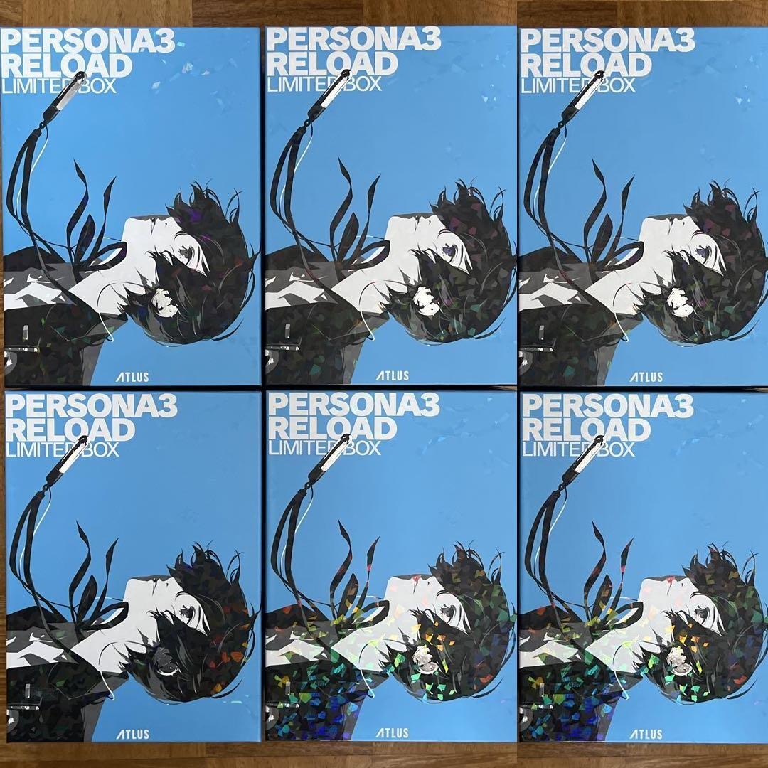 【空箱6個】ペルソナ3 リロード リミテッドボックス ps4 ps5 persona 3 reload limited box 拍卖