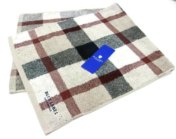 新品★BLUE LABEL CRESTBRIDGE ブルーレーベル クレストブリッジ★フェイスタオル★ベージュ拍卖