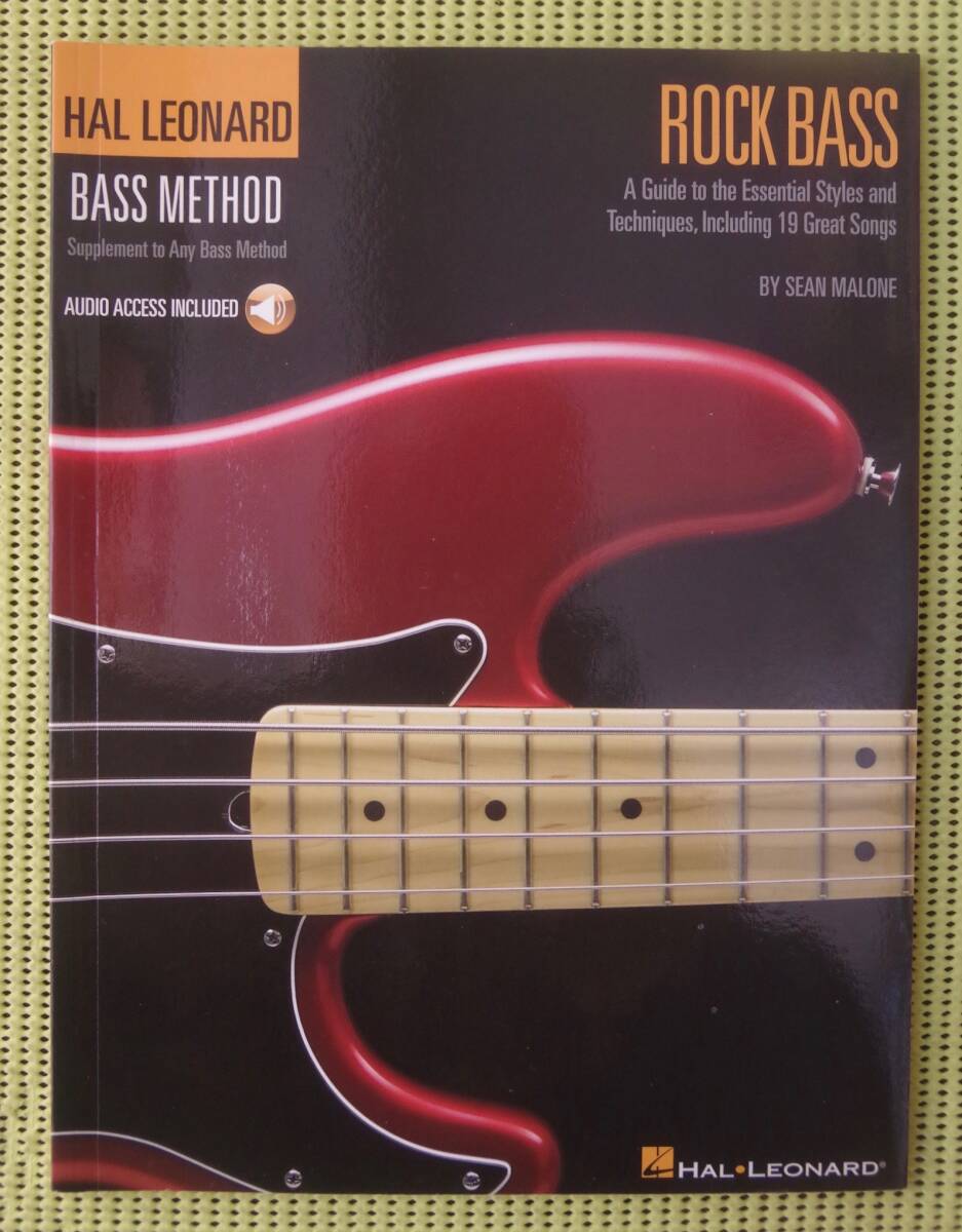 ROCK BASS HAL LEONARD BASS METHOD ロック・ベース ベースギター教則本+スコア 音源アクセスコード ♪良好♪ 送料185円/ビリー・シーン拍卖