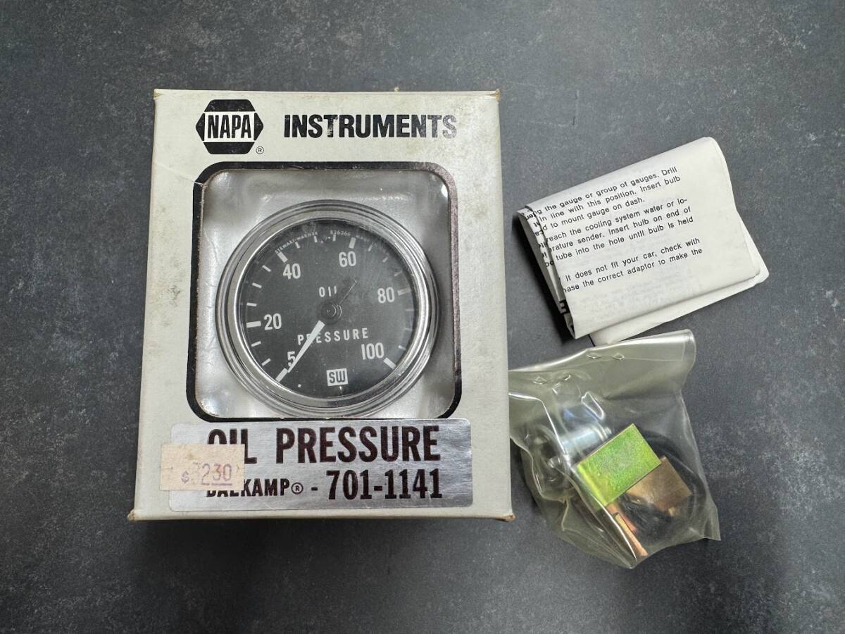 【未使用/デッドストック】STEWART-WARNER/スチュワートワーナー OIL GAUGE/オイルメーター LOTUS/ロータス 6-9拍卖