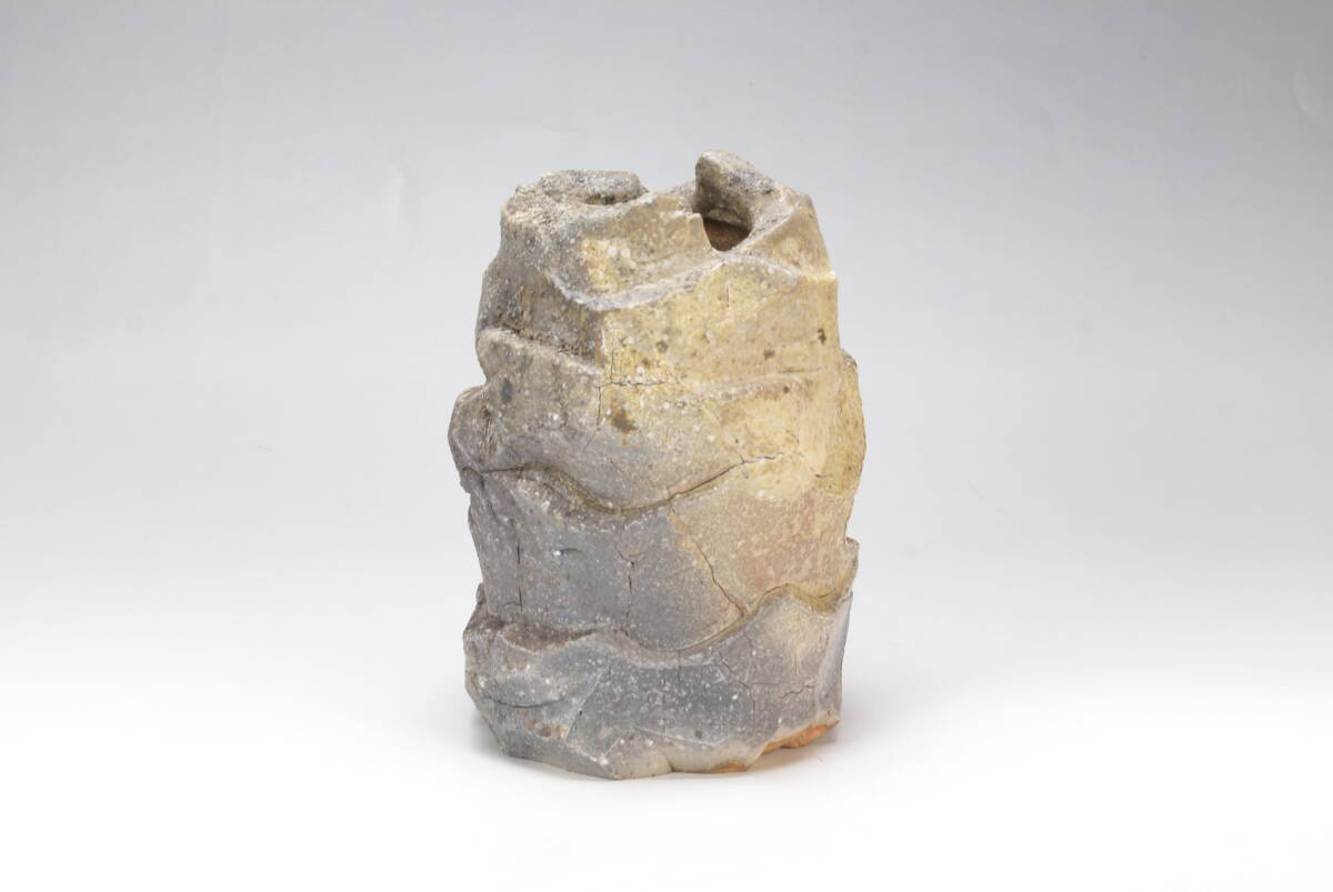 【湖美】伊賀 新学 花入 共箱拍卖