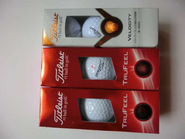【未使用品】Titleist タイトリスト ゴルフボール VELOCITY TRUFEEL 9個拍卖