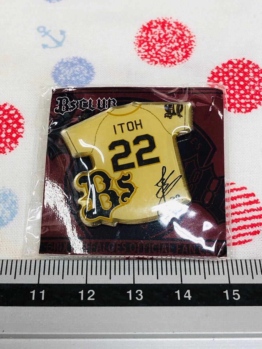 オリックス・バファローズ ユニフォームピンバッジ ピンズ 伊藤光拍卖