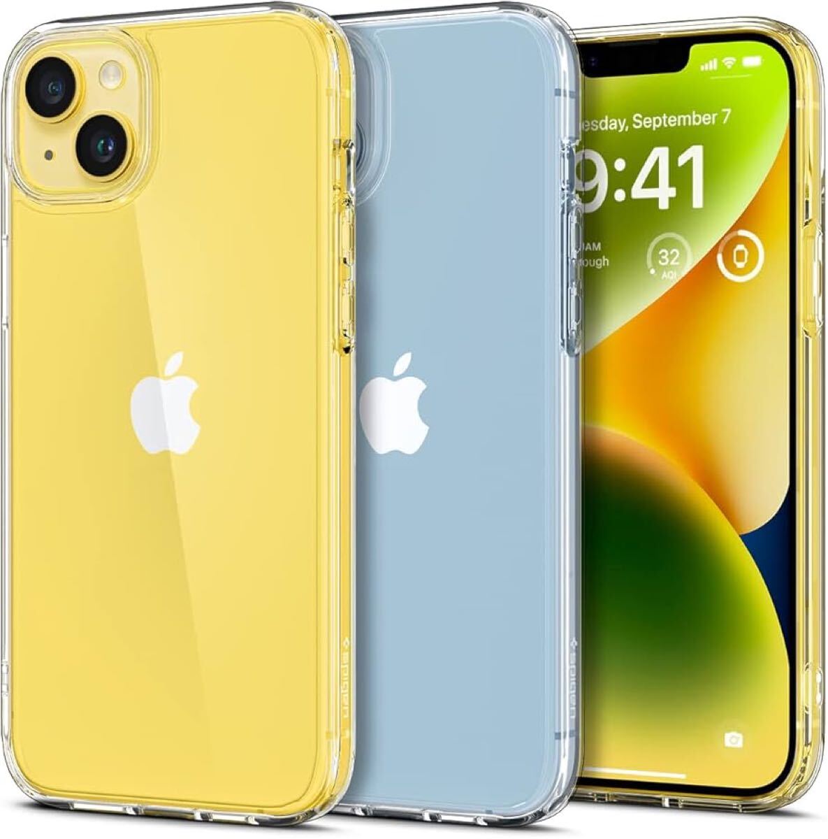 e-706 Spigen 【創業18年の技術力】iPhone14Plus ケース 全透明 ストラップホール TPU バンパーケース 2重構造 米軍MIL規格取得 耐衝撃 拍卖