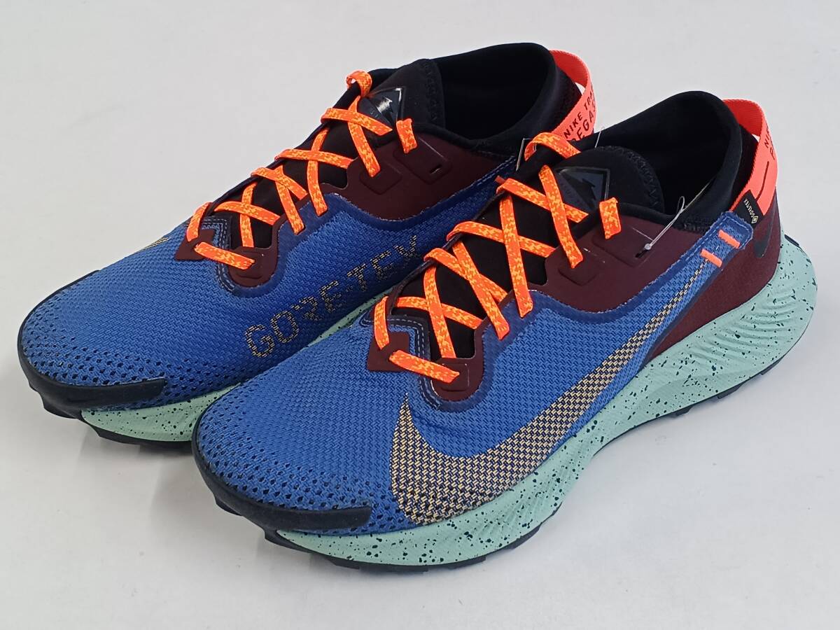 NIKE PEGASUS TRAIL 2 GTX 26.5cm 未使用 箱付 ペガサス トレイル 2 US8.5 MYSTIC DATES / LASER ORANGE DATES MYSTIQUES / ORANGE LASER拍卖
